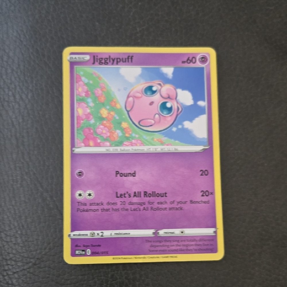 Jigglypuff Pokémon Card